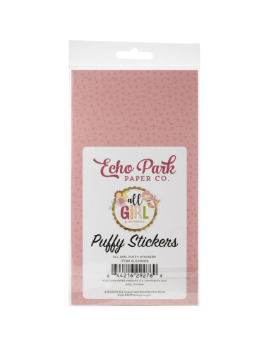 pegatinas puffy all girl echo park