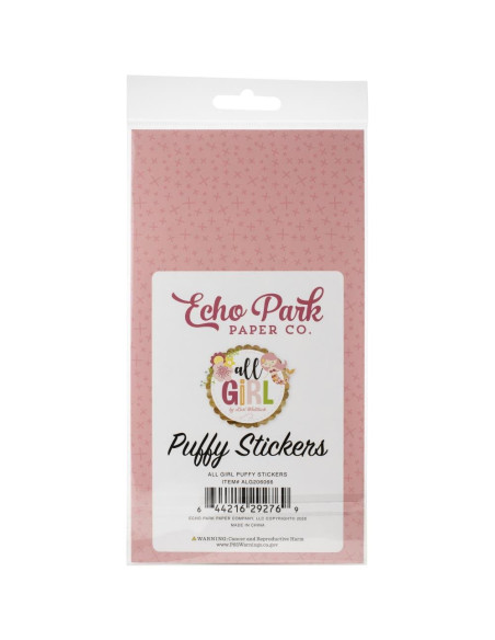 pegatinas puffy all girl echo park