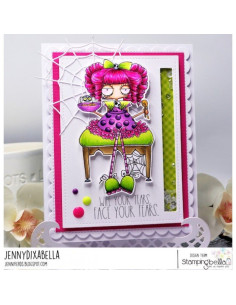 Sello StampingBella wipe your tears face your fears 2