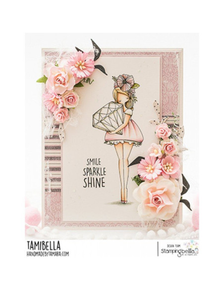 Sello StampingBella curvy girl with a diamond