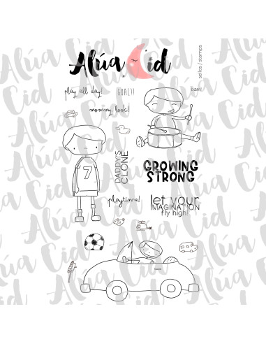 Sello growing strong de Alúa Cid