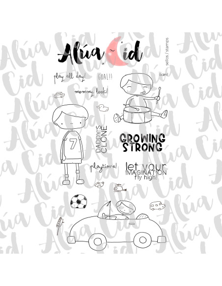 Sello growing strong de Alúa Cid