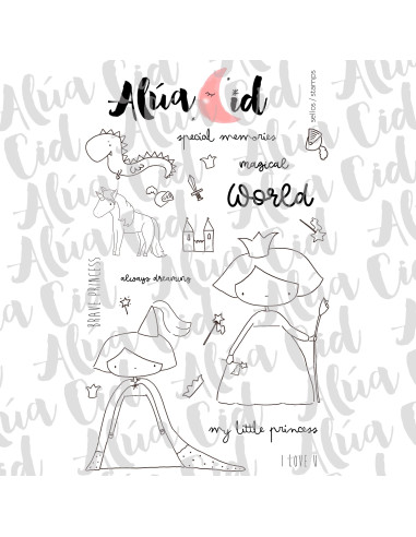 Sello Brave princess de Alúa Cid