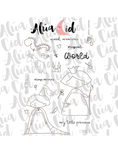 Sello Brave princess de Alúa Cid