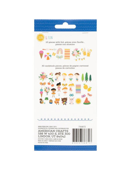 Pegatinas shaker sunfun de pebbles Pegatinas shaker sunfun de pebbles