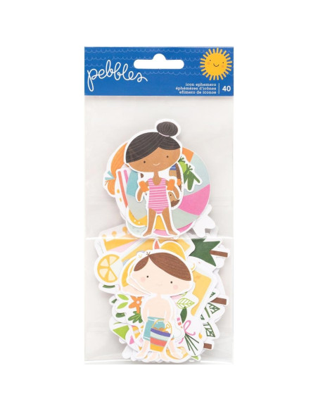 Pegatinas shaker sunfun de pebbles Pegatinas shaker sunfun de pebbles