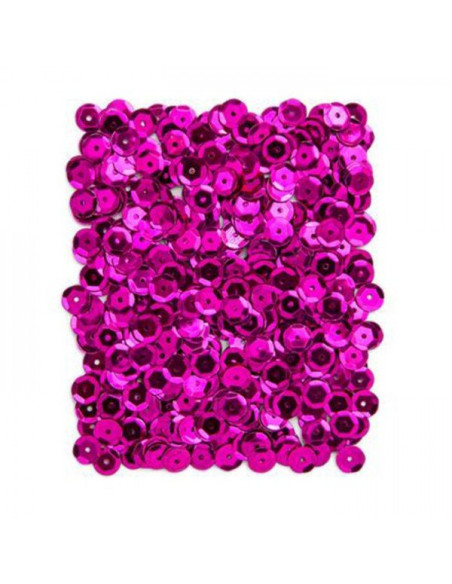 Lentejuelas rosa fucsia