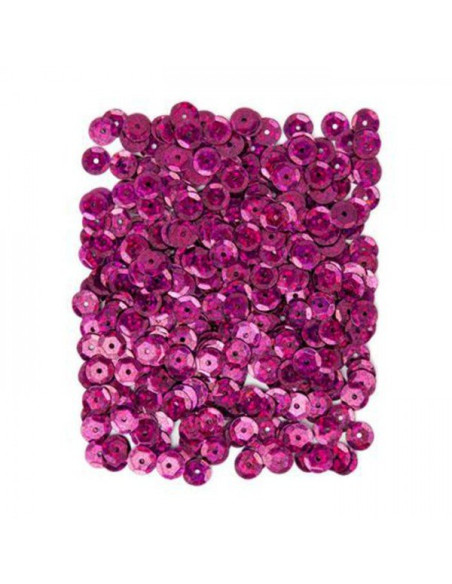 Lentejuelas rosa oscuro