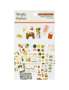 libro de pegatinas summer farmhouse