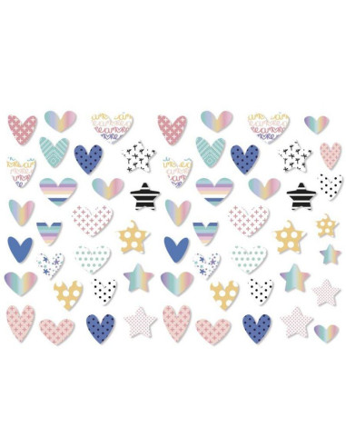 Troquelados Recortables Corazones alma dulce de SM