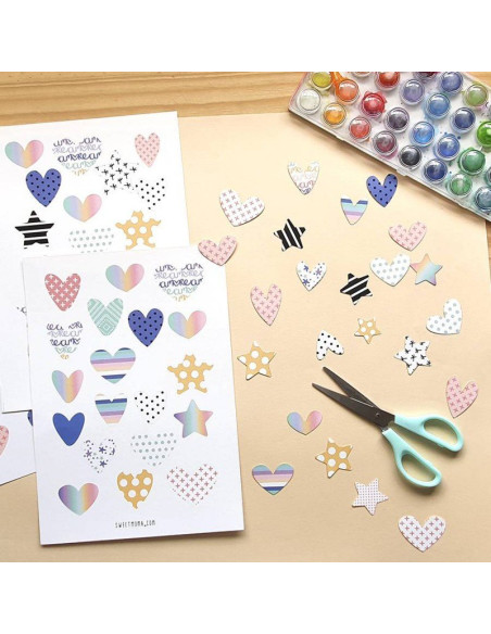 Troquelados Recortables Corazones alma dulce de SM