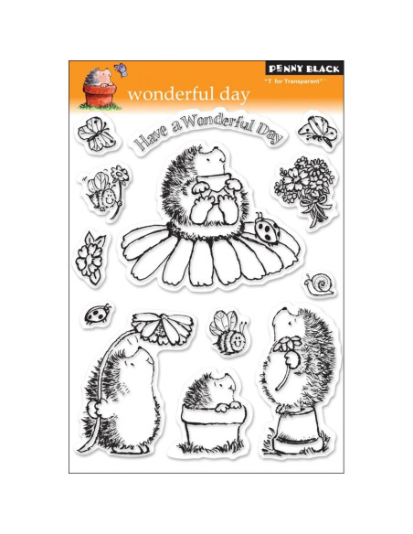Sello Penny Black wonderful day