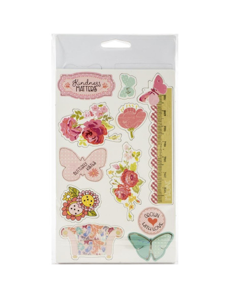 chipboard Butterfly Bliss de prima