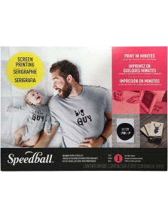 kit de serigrafía con stencil de speedball
