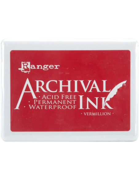 Tinta Archival jumbo vermillion