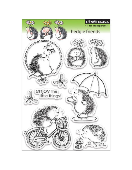 Sello hedgie friends de Penny Black