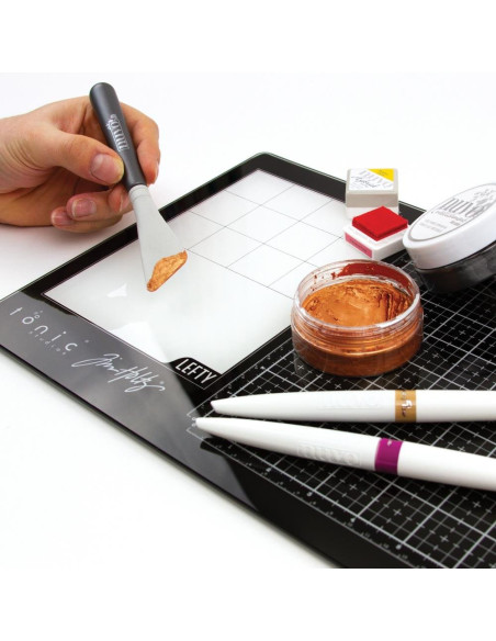 Base de cristal para corte y mix media de Tim Holtz