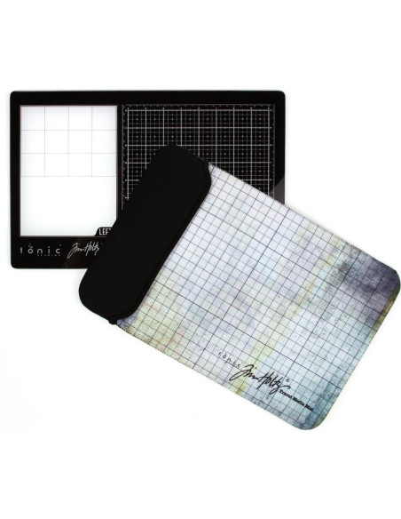 Base de cristal para corte y mix media de Tim Holtz