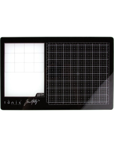 Base de cristal para corte y mix media de Tim Holtz