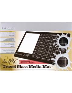 Base de cristal para corte y mix media de Tim Holtz