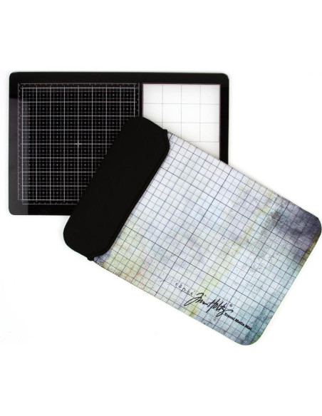 Base de cristal para corte y mix media de Tim Holtz