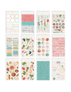 libro de pegatinas simple vintage coastal simple stories 2