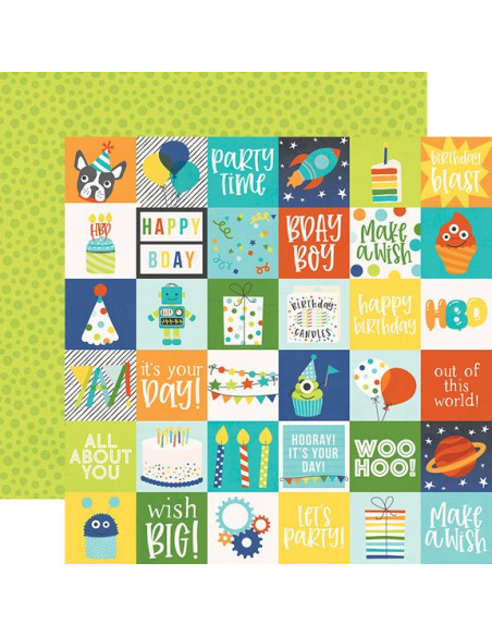 kit 30x30cm Birthday Blast simple stories
