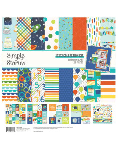 kit 30x30cm Birthday Blast simple stories