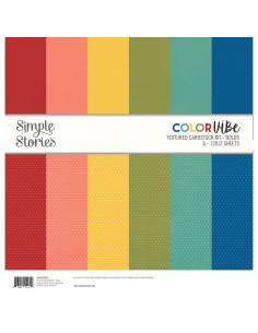 Kit de cartulina con textura Color Vibe - bolds