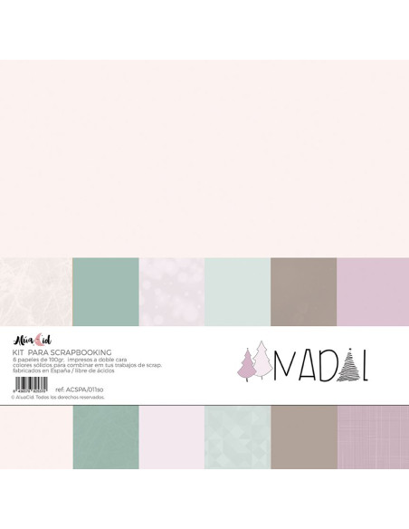 Kit papeles sólidos Nadal