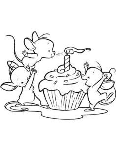 Sello ratones cumple Impronte 2