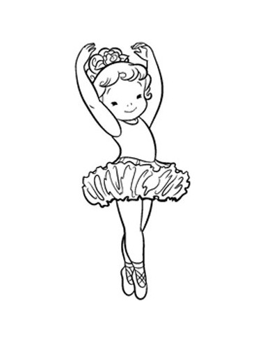 Sello niña con flotador Impronte