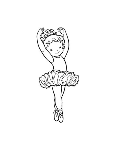 Sello niña con flotador Impronte