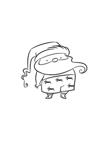 Sello Noel regalo en bandeja Impronte