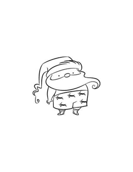 Sello Noel regalo en bandeja Impronte