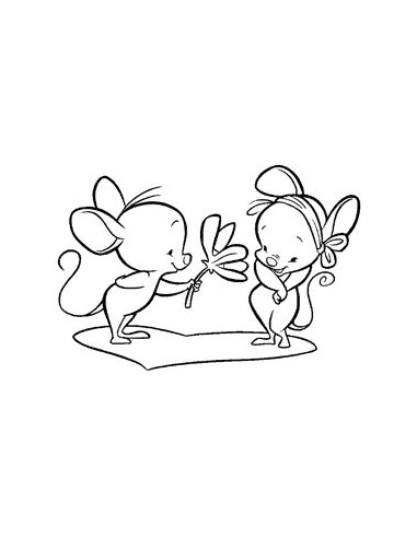 Sello kissme mouse  Impronte