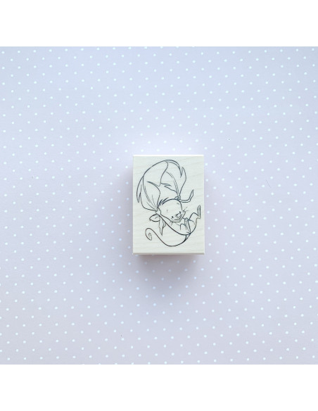 Sello flower mouse  Impronte