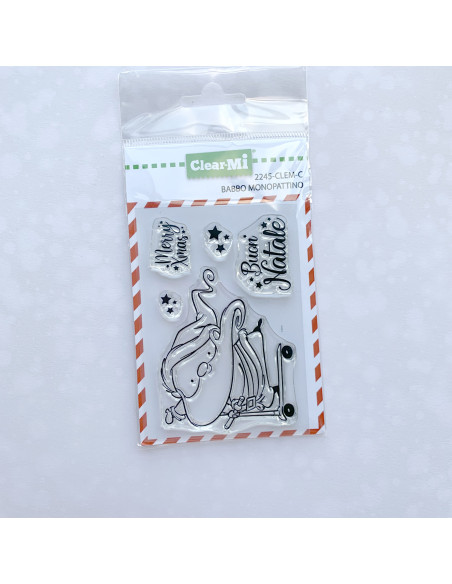 Sello Monopatín Noel  de Clearmi