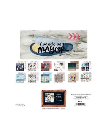 bloc 30x30cm cuando sea mayor de manuela navarro