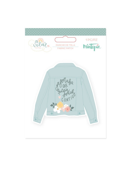 Parche bordado Cazadora vaquera A volar