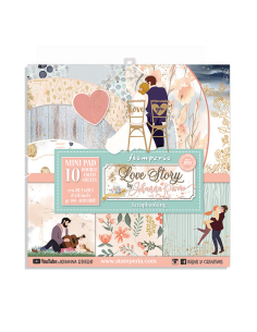 block 20x20cm  love story de johanna rivero