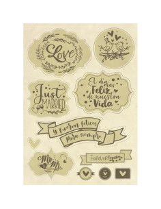 Maderitas  Love Story ilustraciones johanna rivero