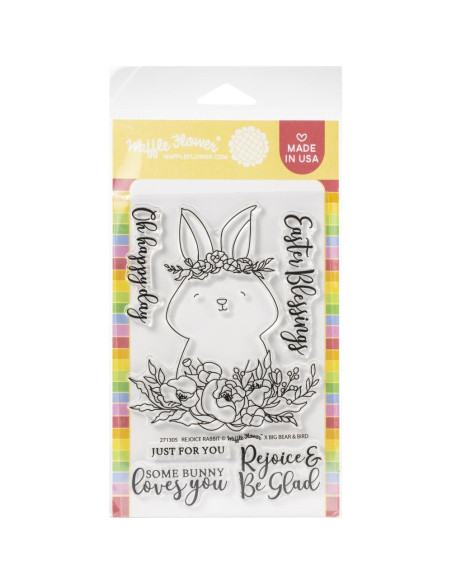 Sello Waffle-Flower rejoice rabbit