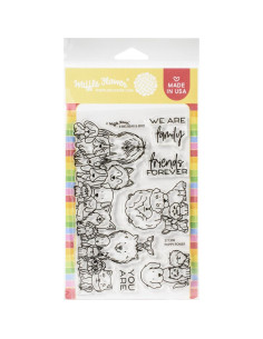 Sello Waffle-Flower puppy power