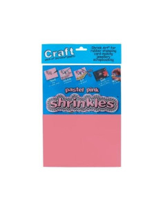 Plástico mágico Shrinkies pastel pink