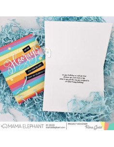 Mama Elephant sello inside birthday messages 2