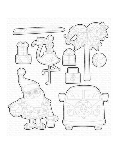 Die namics sun-lovin santa