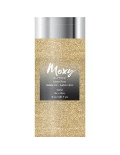 Moxy Extra Fine Glitter 5 oz Oro