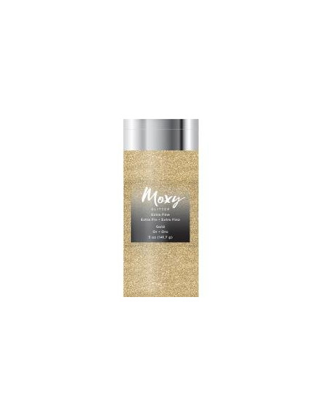 Moxy Extra Fine Glitter 5 oz Oro