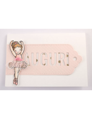 Sello niña con flotador Impronte